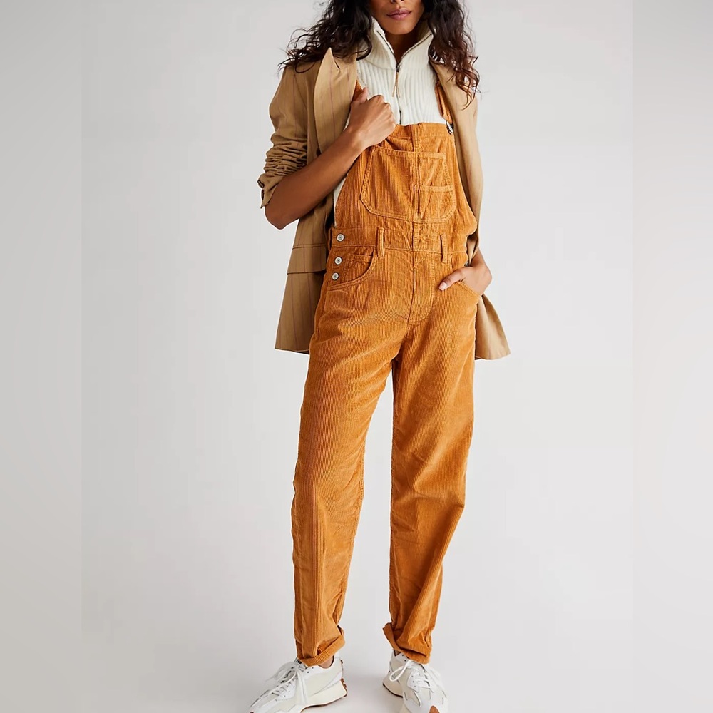 Free People Ziggy cord overalls